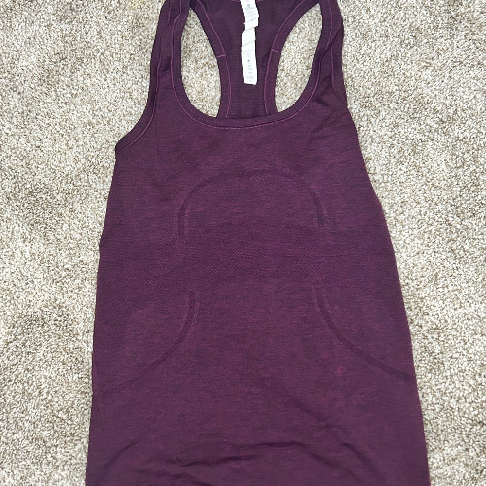 Lululemon Athletica Deep Purple Tank Top